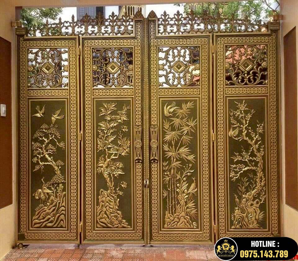 Khám Phá Thế Giới Cổng Nhôm Đúc Biệt Thự: Đỉnh Cao Sang Trọng và Bền Bỉ