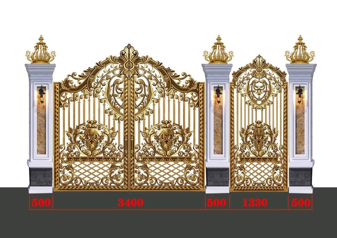 Thiết Kế Cổng Nhôm Đúc Độc Quyền: Biểu Tượng Vẻ Đẹp Và Sức Mạnh